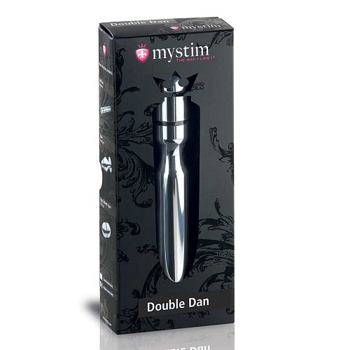 Фаллос для интенсивного электросекса MyStim Double Dan 46130 (15,5 см)
