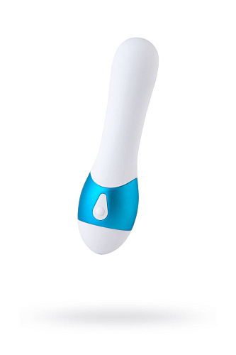 Бело-синий водонепроницаемый мини-вибратор Erotist Active 540209 (12,3 см)