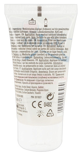 Смазка на водной основе с ароматом клубники Orion Just Glide 06239540000 (50 мл)