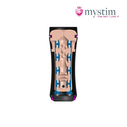 Мастурбатор-анус с возможностью подключения электростимуляции MyStim Opus E Anal 46352