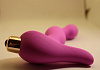 Розовый вибратор для стимуляции точки G и клитора 4sexdreaM 47449