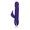 Фиолетовый вибратор с поступательным движением California Exotic Novelties Jack Rabbit Signature Silicone Thrusting Rabbit SE-0609-10-3 (20 см)