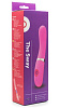 Розовый вибромассажёр с 7 режимами вибрации Seven Creations The Sway 2414-03LVRD (21 см)