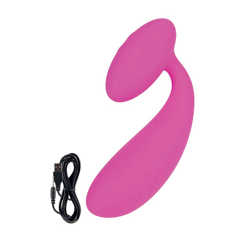 Розовый изогнутый вибратор Jopen Lust by JOPEN L10 JO-4725-00-3