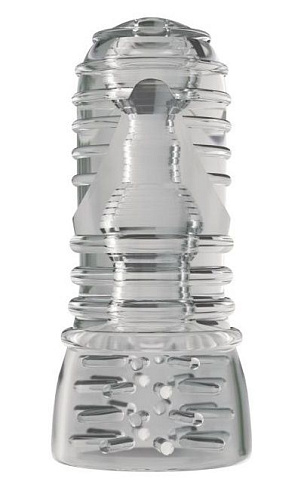 Прозрачный двусторонний мастурбатор Сумерки богов STROKER №3 401-03 BX DD