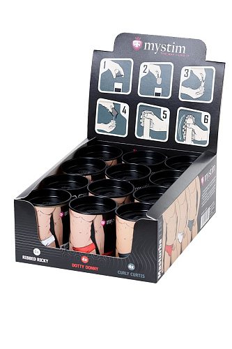 Набор из 12 мастурбаторов MyStim MasturbaTIN Set 46299