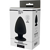 Чёрная анальная пробка Dream Toys PREMIUM SILICONE PLUG L 21603 (13 см)