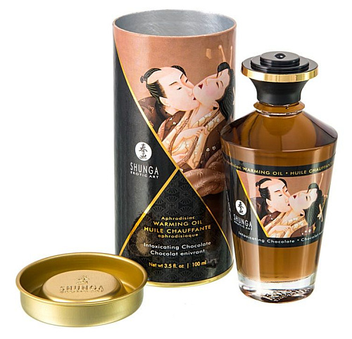 Массажное интимное масло с ароматом шоколада Shunga 2209 (100 мл)