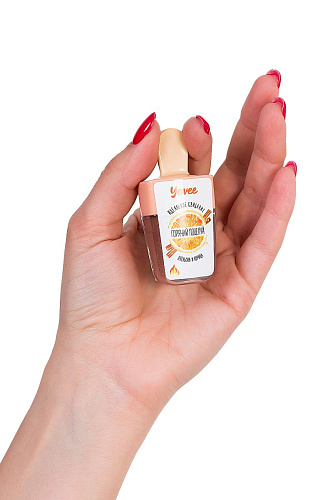 Бальзам для губ с ароматом апельсина и корицы ToyFa «Горячий поцелуй» 722702