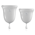 Набор из 2 менструальных чаш JimmyJane Intimate Care Menstrual Cups JJ1060 (размер S + L)