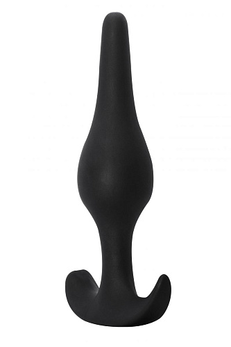 Чёрная анальная пробка Lola toys Smooth 8008-01lola (12,5 см)