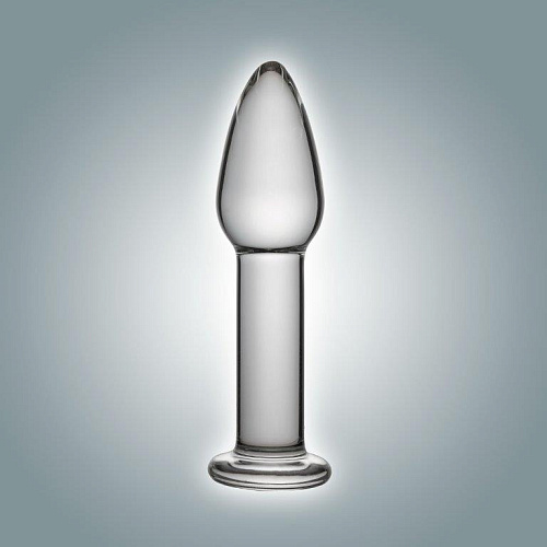 Прозрачная анальная втулка из стекла Сумерки богов 0007 BX DD (12 см)