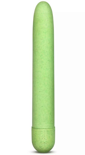 Зелёный биоразлагаемый вибратор Blush Novelties Eco BL-81922 (17,8 см)