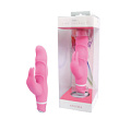 Розовый вибромассажёр с клиторальной стимуляцией Vibe Therapy ANGORA V009P9 (15 см)
