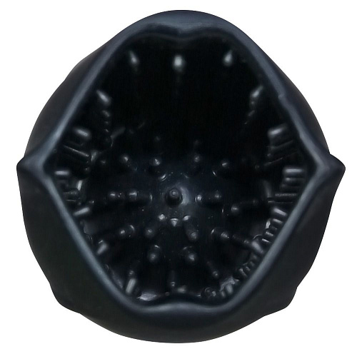 Мастурбатор чёрного цвета с вибрацией Orion Smile Hot Felatio 0574821