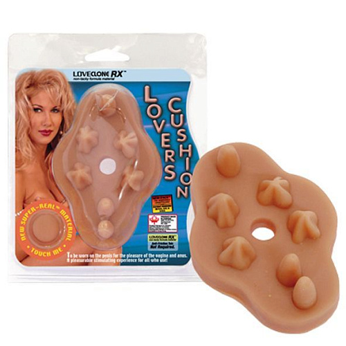 Стимулирующая насадка на пенис телесного цвета Tonga Lovers Cushion 170120