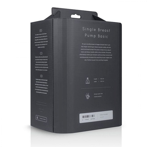 Прозрачная помпа для груди EDC Wholesale Single Breast Pump Basic SAIZ001