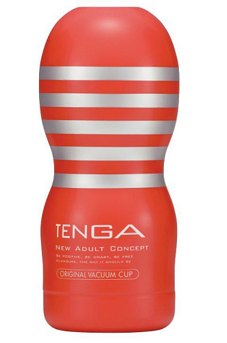 Мастурбатор красного цвета Tenga Original Vacuum CUP TOC-101