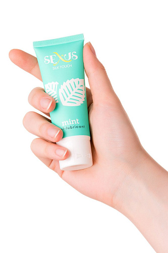 Увлажняющая гель-смазка с ароматом мяты Sexus Silk Touch Mint 817004 (50 мл)