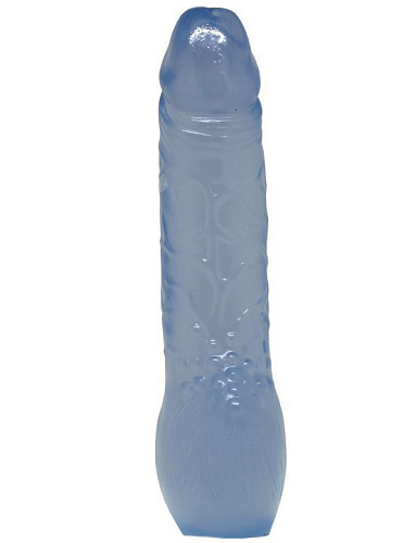 Прозрачный гелевый фаллоимитатор с утолщением Eroticon 30016