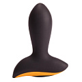 Чёрно-жёлтая анальная вибропробка Pornhub Turbo Butt Plug 94599 (11,2 см)
