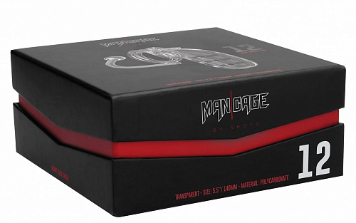 Прозрачный мужской пояс со съёмной анальной пробкой Shots Media BV Cage With Plug 12 MCG012TRA