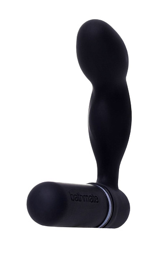 Стимулятор простаты чёрного цвета Bathmate Prostate Vibe BM-PM-BR (10,5 см)