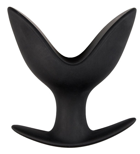 Маленькая чёрная анальная V-образная пробка EDC Wholesale Silicone Anchor Plug Small SIN102 (9 см)