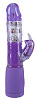 Фиолетовый вибратор хай-тек с пультом ДУ Orion Control Me Rabbit 0581380 (21 см)