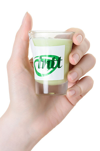 Массажная свеча для поцелуев с ароматом мяты INTT Mint VB02