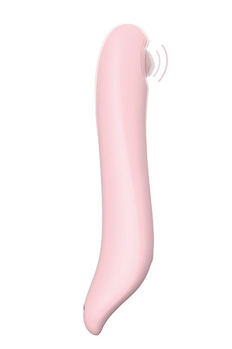 Нежно-розовый вибромассажёр Dream Toys LUSTY WOODPECKER 21498 (18 см)