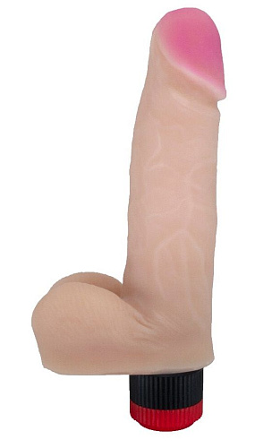 Вибратор-реалистик из неоскин телесного цвета LOVETOY (А-Полимер) 803900 (16,5 см)