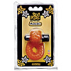 Оранжевое эрекционное кольцо со стимулятором клитора Topco Sales Sex Please! Morozko Vibrating Cock Ring 2100028