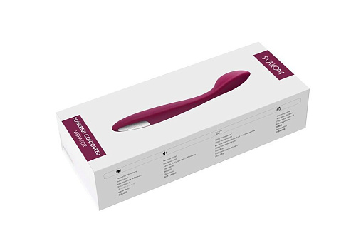 Фиолетовый клиторальный вибратор Svakom Keri Violet SG-01-VLT (17 см)