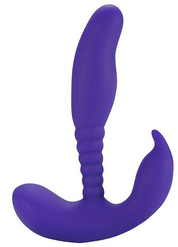 Фиолетовый стимулятор простаты Howells Anal Pleasure Dual Vibrating Prostate Stimulator 182016Purple (13,5 см)