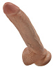 Кофейный фаллоимитатор-мулат Pipedream 9 Cock with Balls PD5508-22 (22,9 см)