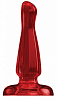 Красный анальный стимулятор Shots Media BV Bottom Line 4 Model 3 Acrylic Red BTM009ACR (10,5 см)