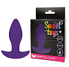 Фиолетовая анальная втулка Bior toys Sweet Toys ST-40177-5 (8,5 см)