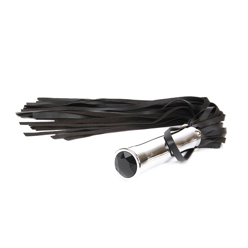 Чёрная плётка с чёрным кристаллом на рукояти Bior toys Notabu NTB-80485 (58 см)