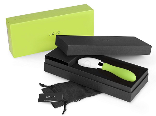 Перезаряжаемый вибромассажёр цвета лайма Lelo Liv 2 Lime Green LEL7916 (17,4 см)
