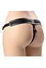 Чёрные трусики с плугом Sitabella HARNESS Trapper 3157-1 XL