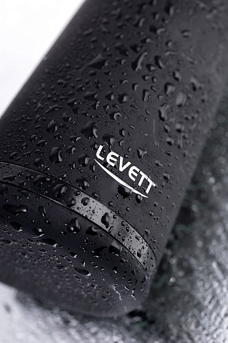 Чёрный мастурбатор с вибрацией Levett Zyra 17011