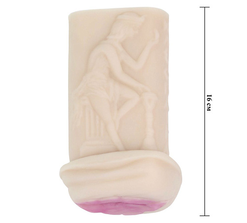 Мастурбатор-вагина телесного цвета из киберскин с вибрацией LOVETOY (А-Полимер) 662123