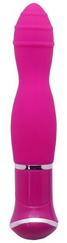 Розовый вибратор Howells ECSTASY Rippled Vibe 173802pink (19,5 см)