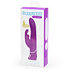 Лиловый вибратор-кролик Happy Rabbit Curve Rechargeable Rabbit Vibrator 71503 (25,4 см)