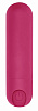 Розовая перезаряжаемая вибропуля Shots Media BV 7 Speed Rechargeable Bullet BGT006PNK (7,7 см)