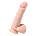 Перезаряжаемый телесный вибратор с пультом ДУ ToyFa 987001 (21 см)