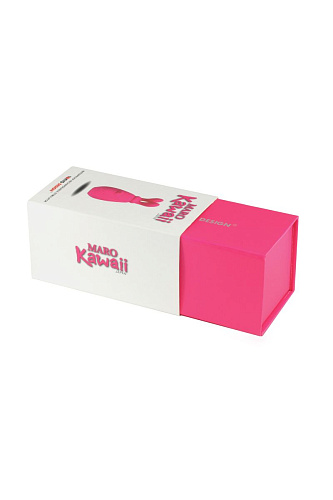 Вибратор рового цвета с движущимися ушками Tokio Design Maro Kawaii 2 TD-1306