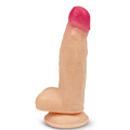 Телесный фаллоимитатор с присоской Brazzers DWS028 (12 см)