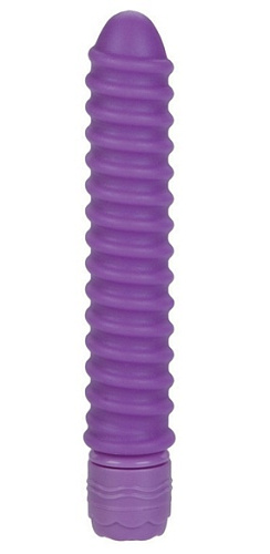Фиолетовый спиральный вибратор California Exotic Novelties SORORITY SCREW SE-0536-90-2